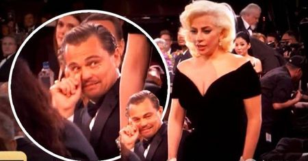 Mina Leonardo DiCaprio hitem Złotych Globów. Jak skomentował reakcję na zachowanie Lady Gagi?