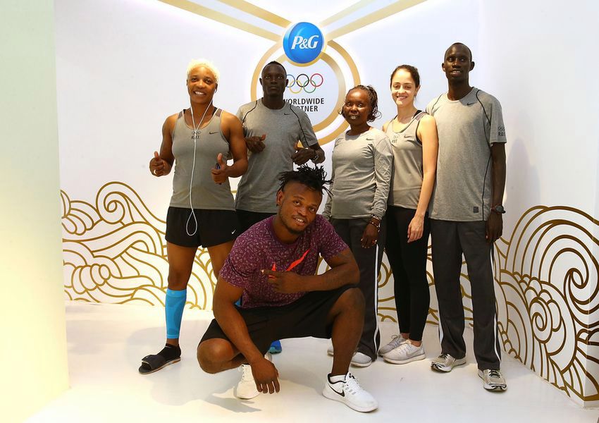 At the P&G Olympic Village Salon on August 5, 2016 in Rio de Janeiro, Brazil.