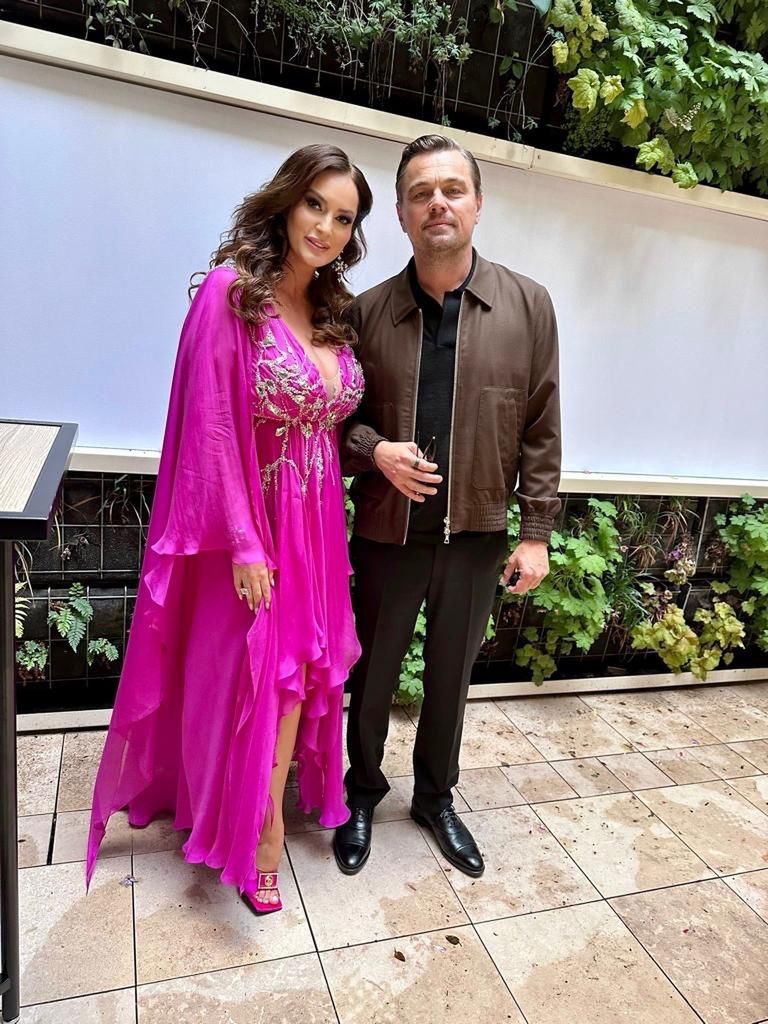 Sylwia Romaniuk z Leonardo DiCaprio - festiwal w Cannes