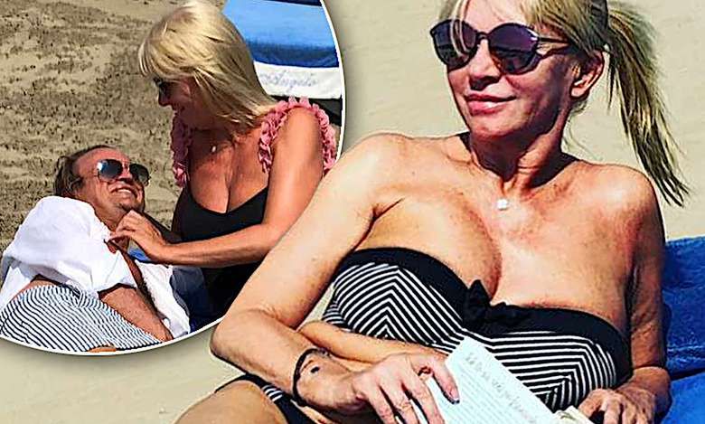 57-letnia Mariola Bojarska-Ferenc kusi seksownym ciałem w bikini na włoskich wakacjach! Nie pojechała tam sama!