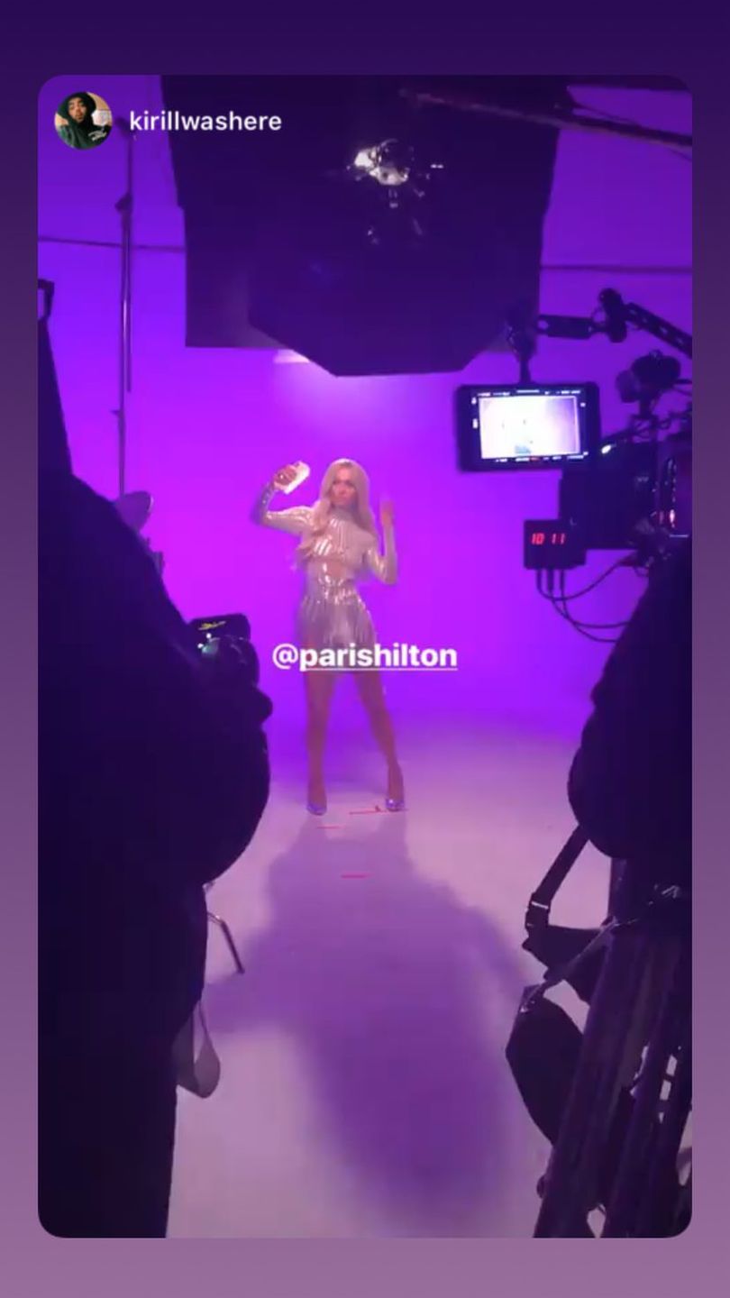Paris Hilton nagrywa nowy teledysk