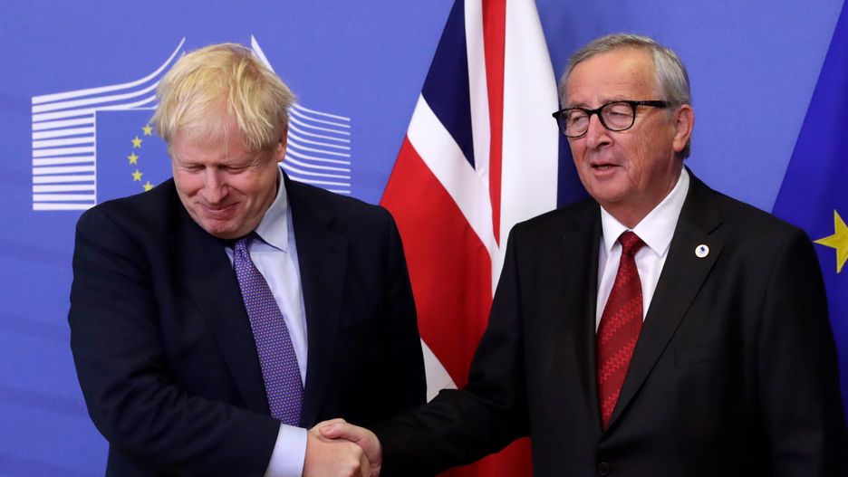 Boris Johnson i Jean-Claude Juncker