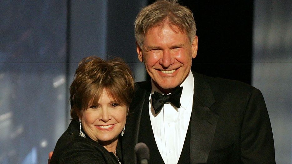 Carrie Fisher i Harrison Ford, rozdanie nagród AFI, 2005