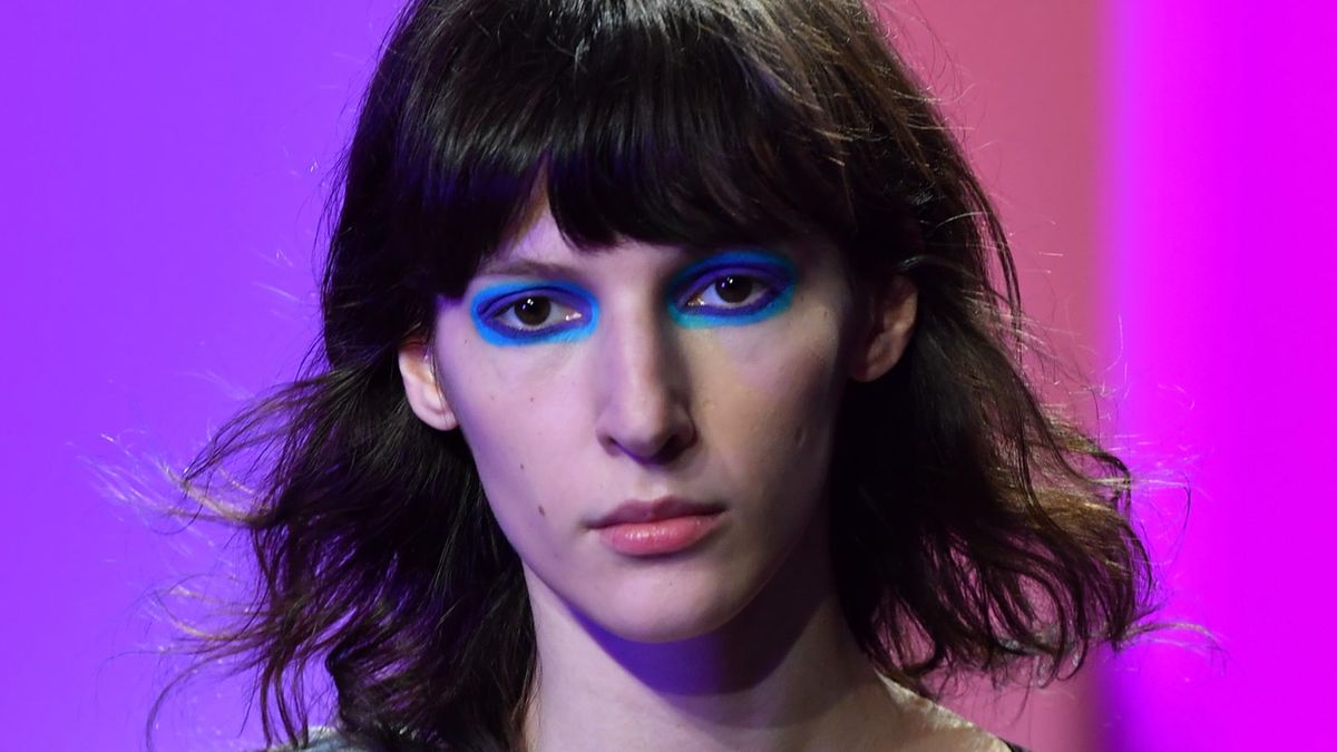 Modelka pokazie marki Sies Marjan w Nowym Jorku