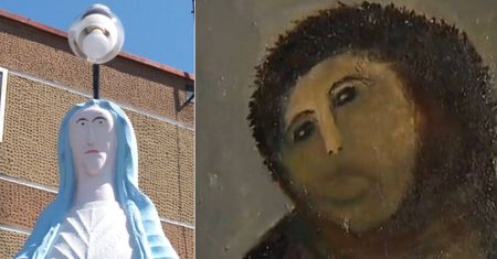 Matka Boska spod Szydłowca. Po renowacji wybuchł śmiech