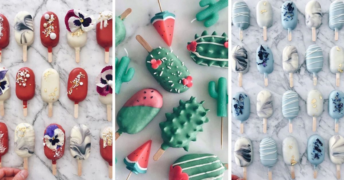 Wykorzystuje pozostałości po swoich ciastach i tworzy z nich genialne projekty na patyku. Są cudowne!