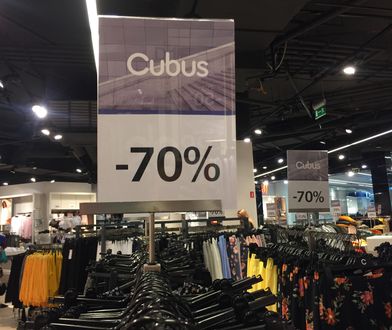Cubus wyprzedaje asortyment. W Warszawie został jeden sklep. Obniżki do 70 proc.