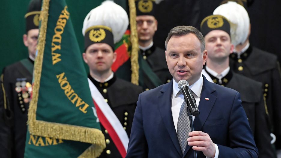 Prezydent Andrzej Duda obiecywał w Brzeszczach obronę polskiego górnictwa
