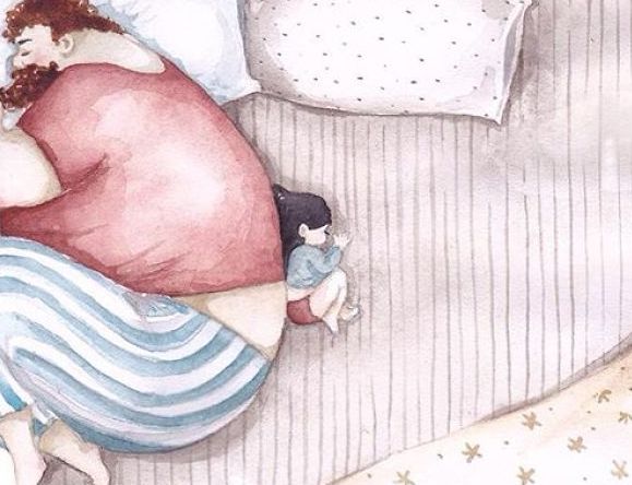 Wzruszające ilustracje pokazują, na czym polega ojcowska miłość