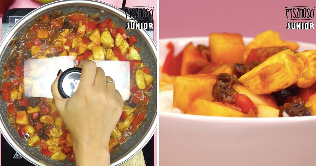 Delikatne curry z kurczakiem