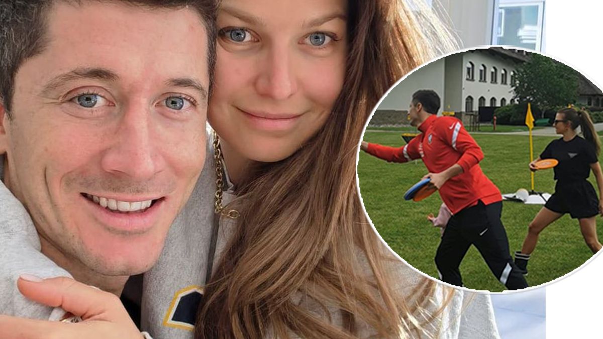 Lewandowscy z córkami