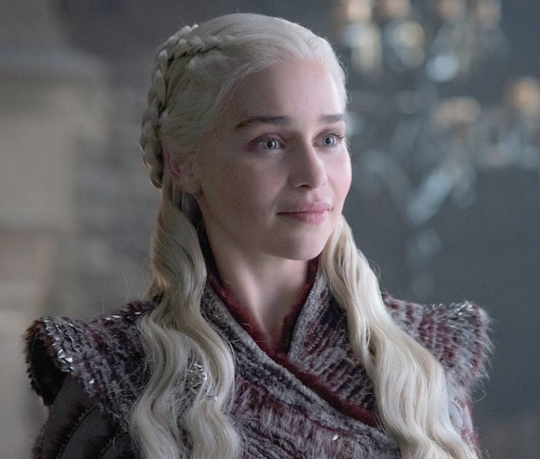 Emilia Clarke jako Daenerys w "Grze o tron" HBO
