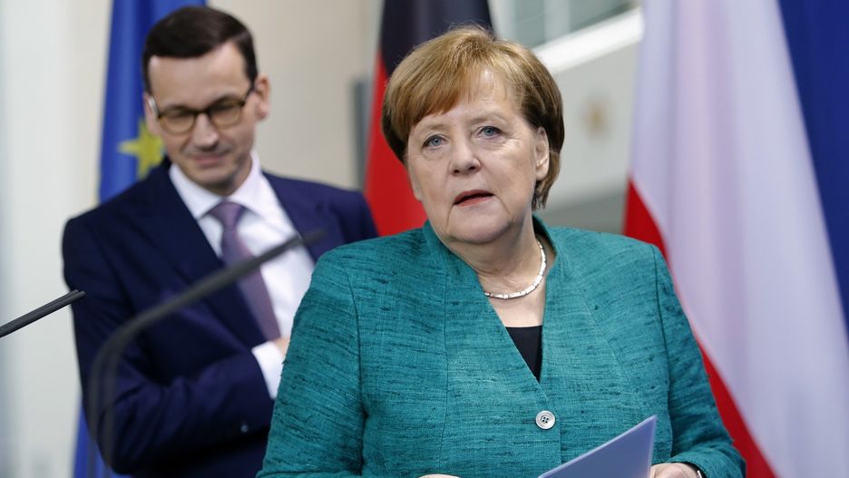 Kanclerz Merkel rozmawiała z premierem  Morawieckim w Berlinie