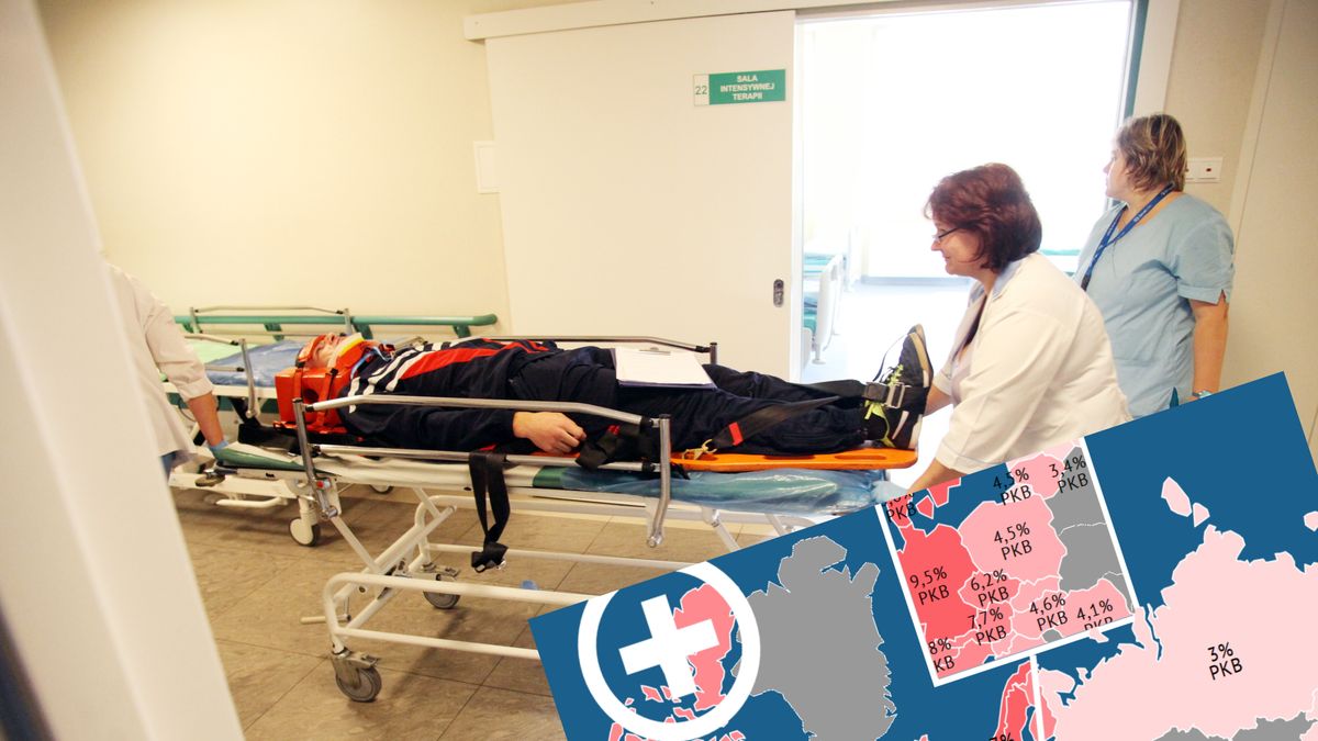 Wydatki na polską służbę zdrowia rosną równo z PKB. Tyle że wydajemy mało jak na inne kraje OECD