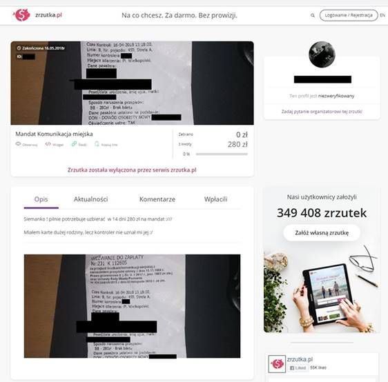Zakaz prowadzenia niezgodnych z prawem zbiórek wynika wprost z regulaminów platform i – co ważniejsze – z prawa. 