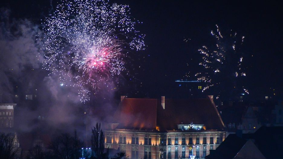 Powitanie Nowego Roku w Gdańsku