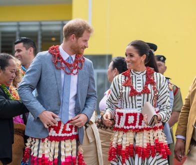 Księżna Meghan i książę Harry w podróży po Tonga. Ugoszczono ich z honorami