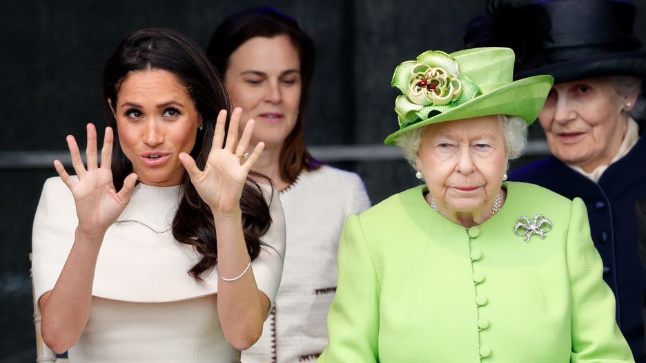 Księżna Meghan i królowa Elżbieta II