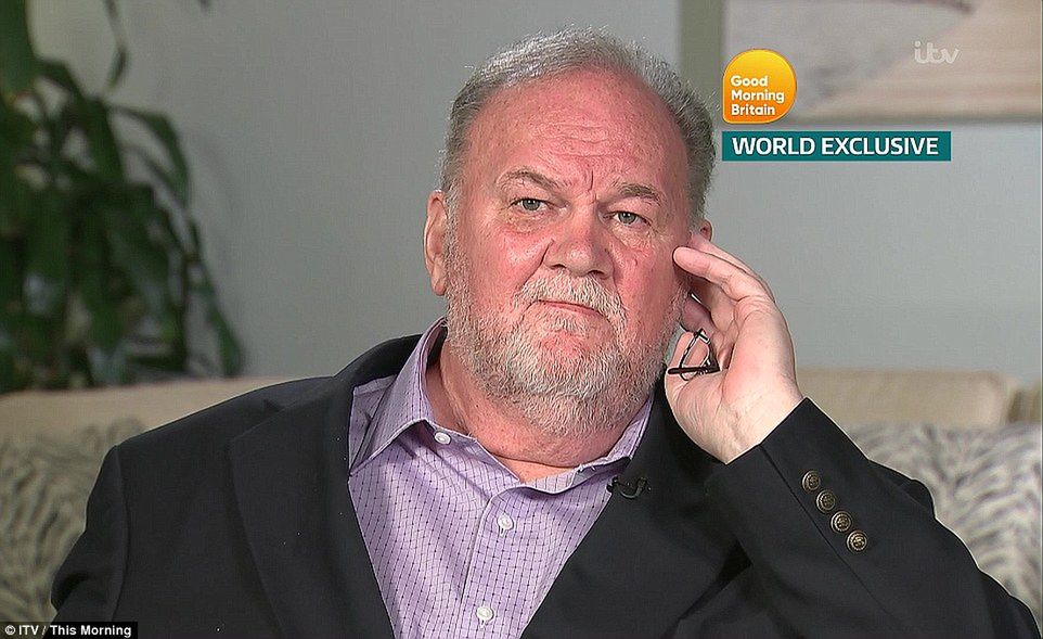 Thomas Markle znowu opowiada o prywatnych sprawach córki