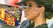 Brytyjska telewizja nie chciała pokazywać Meghan w czasie pogrzebu królowej. Wystarczyły dwa sprytne posunięcia, by była niewidoczna dla kamer