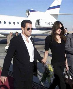 Sarkozy z supermodelką nad Nilem