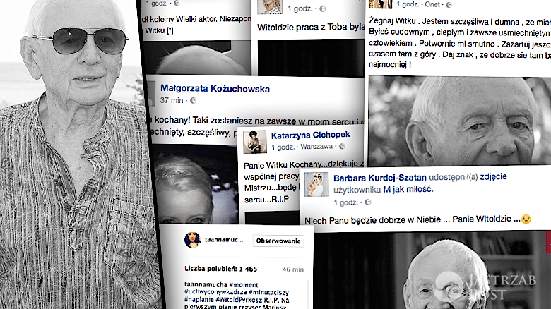 Gwiazdy o śmierci Witolda Pyrkosza, nie żyje aktor M jak miłość