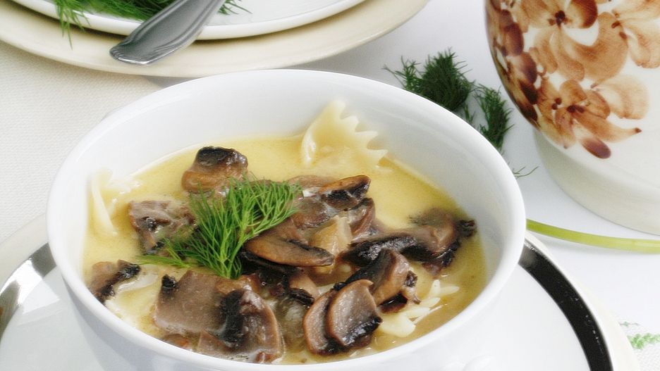 Zupa pieczarkowa na maśle