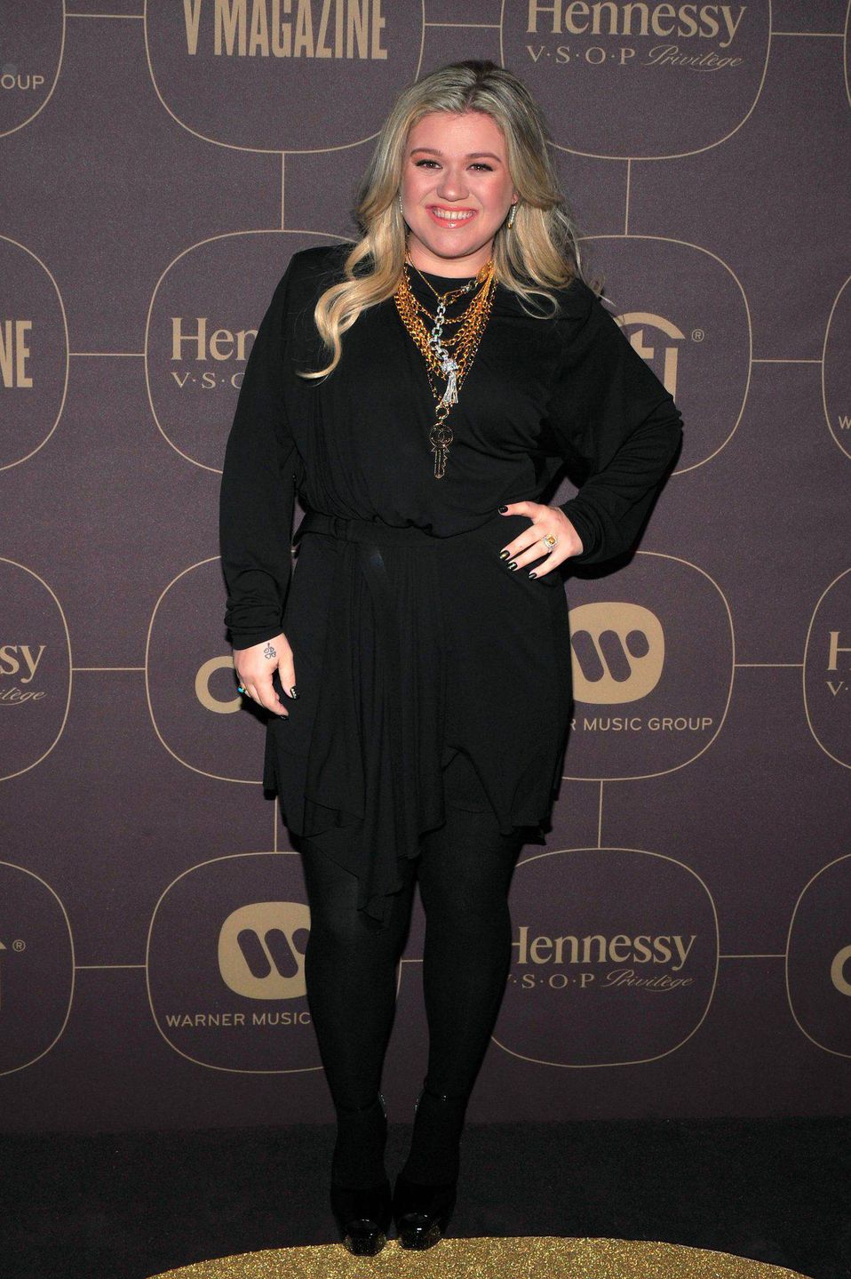 Kelly Clarkson - Gramy 2018, pre-party Warner Music Gorup