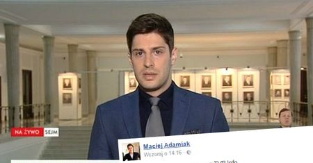 Po 10 latach Maciej Adamiak odchodzi z TVP. "Nie był w stanie wytrzymać tej propagandy"