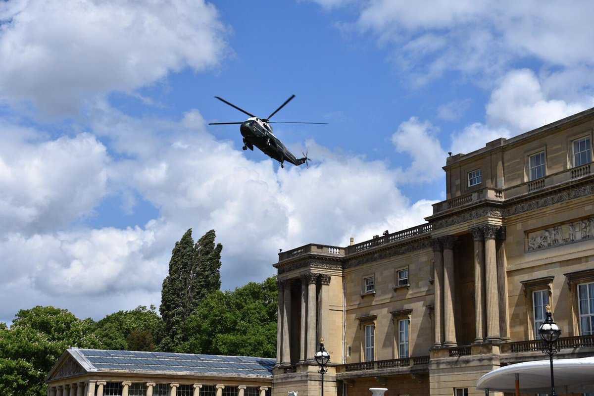 Donlad Trump wybrał helikopter, Wielka Brytania 2019