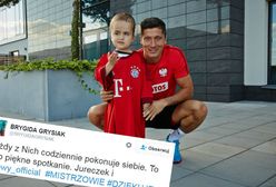 Wzruszające spotkanie. Robert Lewandowski spełnił marzenie pięcioletniego fana, który miał guza mózgu