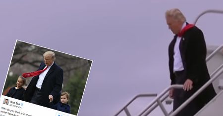 Wiatr zdemaskował modowy trik Donalda Trumpa. Internauci nie mogą przestać się śmiać