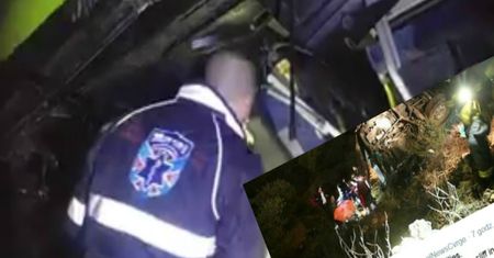 Izraelski autobus spadł z klifu. Są ofiary