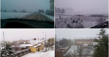 Spadł pierwszy śnieg na Pomorzu! Miasta są całe w białym puchu