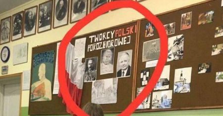 Nowa wersja historii w szkole w Szamotułach. "Twórcy Polski porozbiorowej" to Piłsudski, Jan Paweł II i... Lech Kaczyński