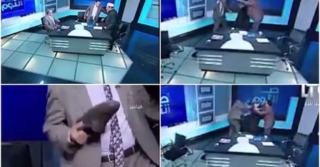 Islamski duchowny został pobity na wizji, ponieważ twierdzi, że kobiety nie potrzebują nosić burek [WIDEO]