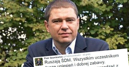 Skandaliczny apel Piotra Szumlewicza do uczestników ŚDM wywołał ogromną burzę w sieci