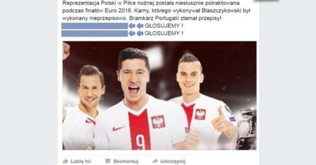 Na Facebooku grasuje nowy groźny wirus. Namawiając do głosowania ws powtórzenia meczu z Portugalią, kradnie dane