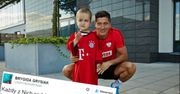 Wzruszające spotkanie. Robert Lewandowski spełnił marzenie pięcioletniego fana, który miał guza mózgu