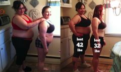 Matka i córka podjęły walkę ze swoją nadwagą. Zobacz jak się zmieniły po 100 dniach zbilansowanej diety