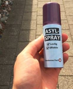 Duńska partia polityczna rozdaje spray "na uchodźców"