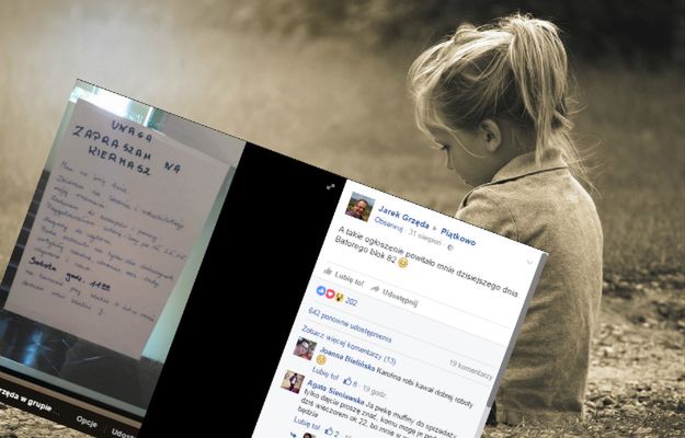 Poznań: dziewczynka apeluje o pomoc dla chorej mamy. Wywiesza poruszające ogłoszenie