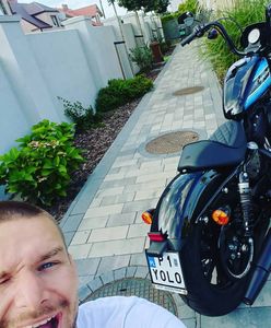 Marek Hoffmann ma nowy motocykl. Do jego garażu trafił harley