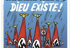 Okładka tygodnika "Charlie Hebdo" zszokowała. "Bóg istnieje! Zatopił wszystkich neonazistów w Teksasie"