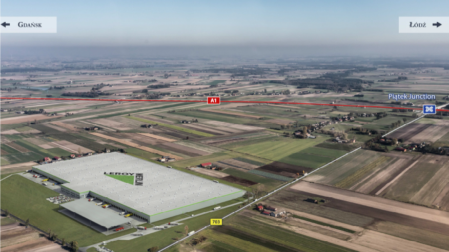 Największy magazyn w Polsce należy do Leroy Merlin.