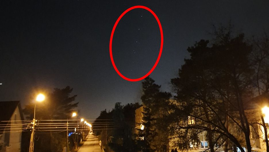 Satelity Starlink zauważył nasz czytelnik.