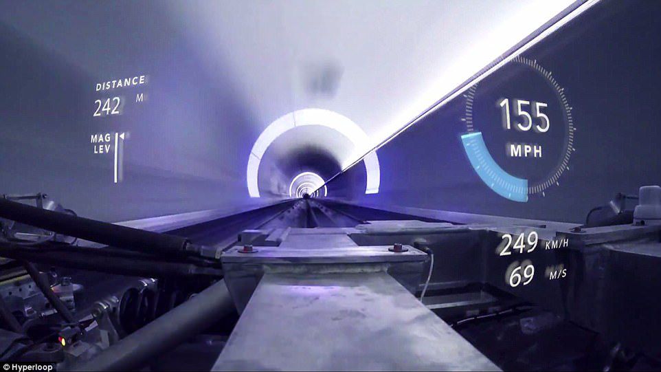 Kolejny test Hyperloop One zakończył się pobiciem rekordu prędkości. To wideo trzeba zobaczyć