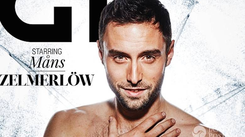 Mąns Zelmerlow nago w gejowskim magazynie GT