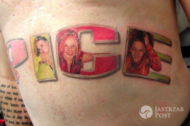 Tatuaż ze Spice Girls fot. reddit.com