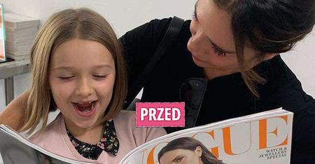 Córka Beckhamów doczekała się pierwszej wielkiej metamorfozy! Harper wygląda teraz jak gwiazda filmowa!